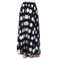 Kate Kasin Womens Fashion Summer Haute taille Long Polka Dots Chiffon Jupe KK000295-1